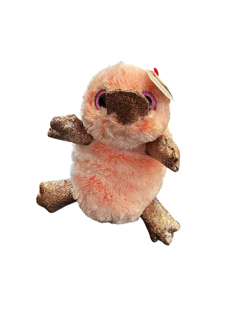 Ty beanie boos Wilma pink platypus plush new nwt